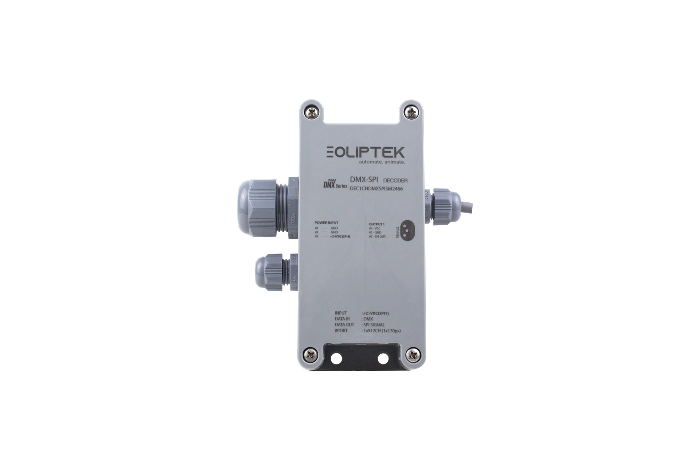 1CH DMX to SPI Decoder